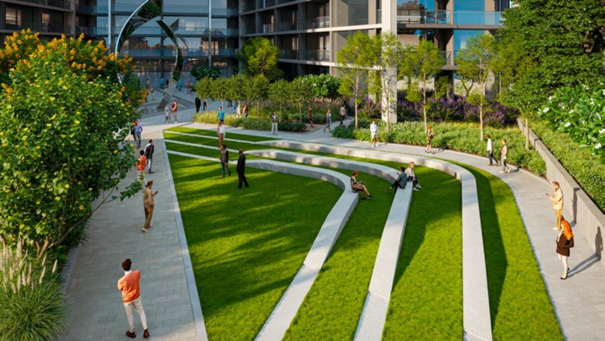 Amphitheatre lawn