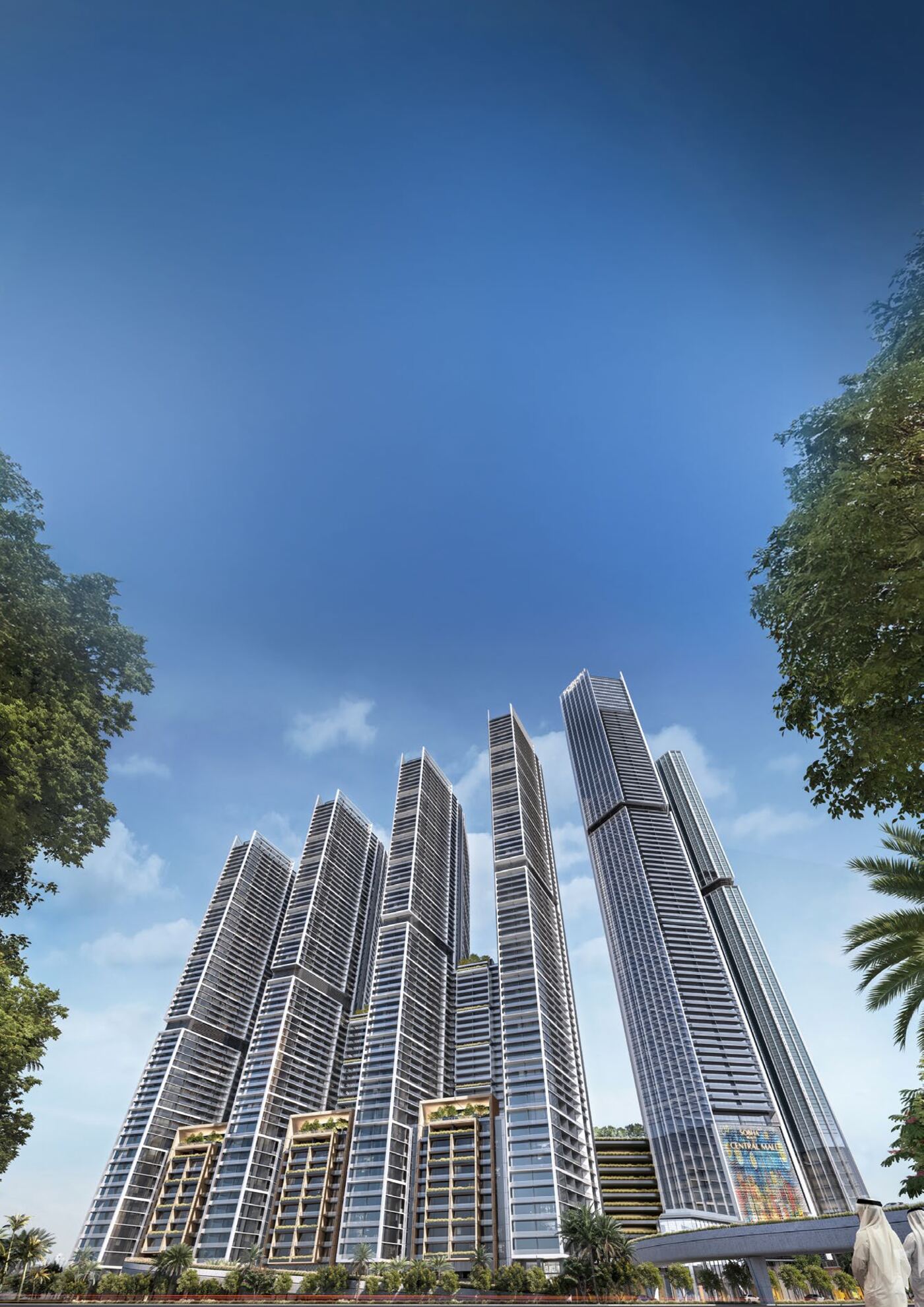 Sobha Central towers on Sheikh Zayed Road